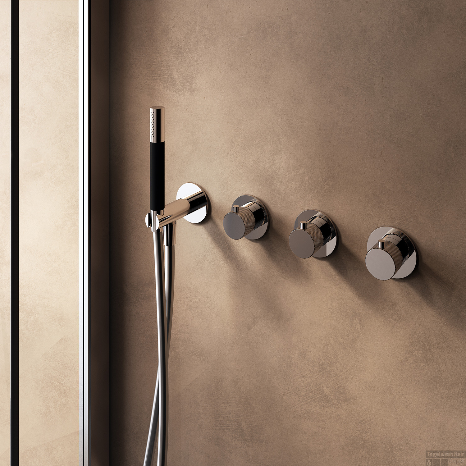 Thermostatische Douche/Badkraan Hotbath Cobber X Inbouw Met 2