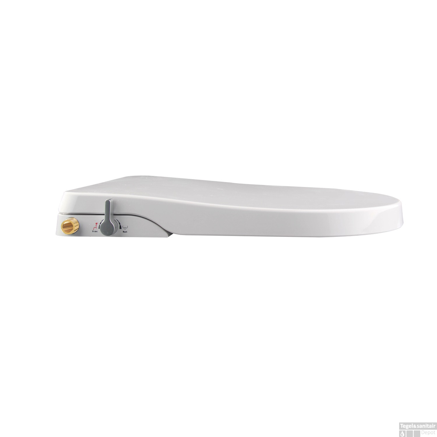 BWS Douche WC Zitting Luxe Stroomloos Met Sproeier Wit