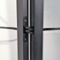 BWS Douchecabine Frame 100x70 cm 8 mm NANO Glas Mat Zwart Raster