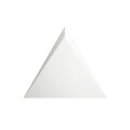 Wandtegel Zyx Triangle Cascade White Glossy 15x17 cm Glans Wit