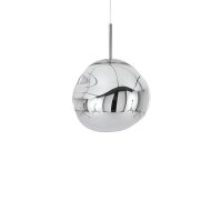 Hanglamp Sanimex Njoy Met E27 Fitting 20 cm Inclusief 4W Lamp Glas Chroom