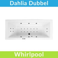 Whirlpool Boss & Wessing Dahlia Jetline 190x90 cm Dubbel systeem Black Tin