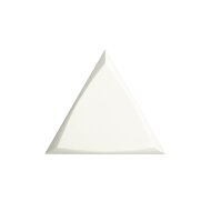 Wandtegel Zyx Triangle Channel White Mat 15x17 cm Mat Wit