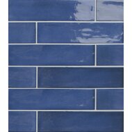 Wandtegel Fayenza Blue 6x24.6 cm (doosinhoud 0,50 m2)