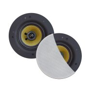 Speakerset Aquasound Rumba Tweeter Rond 120 mm 45 Watt Wit