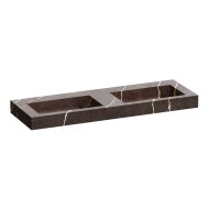 Wastafel Topa Artificial Marble 140 Copper Brown (0 krgt.)