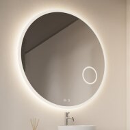 Spiegel Gliss Design Sol Rond 120cm Met LED Verlichting En Spiegelverwarming