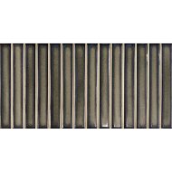 Mozaïek Stardos Bars 12.5x25 cm Glossy Grey (Doosinhoud 0.44 m2)