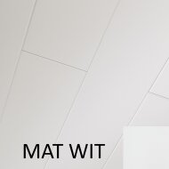 Plafondpanelen MDF Sanimex Mat Wit 260 cm x 28,5 cm x 1,2 cm (Doosinhoud: 2,26 m2) 