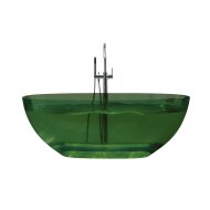 Vrijstaand Ligbad Best Design 170x78x56 cm Resin Transparant Emerald Groen