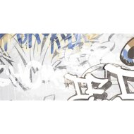 Wandtegels Energieker City Plaster Graffiti 60x120 cm Mat White (Doosinhoud 1,44 M2)