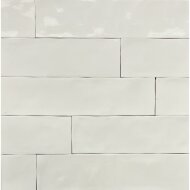 Zellige Blanco Brillo Keramiek 6.2x25 cm Beige Doos 0,51 m2