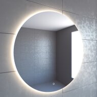 Badkamerspiegel Arcqua Rond 40 cm Deluxe 2.0 LED Verlichting Warm White