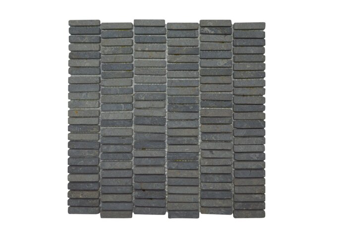 Mozaiek Parquet 1x4.8 30x30 cm Marmer Grey (doosinhoud 1 m2)