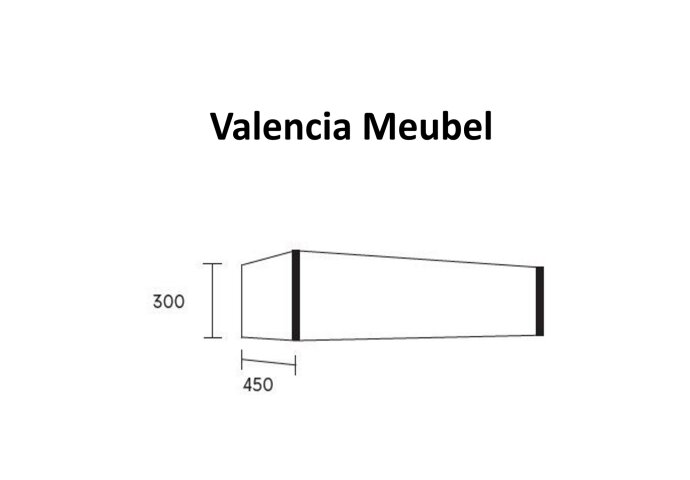 Badkamermeubel BWS Valencia Carrara Mat 150 cm Solid Surface Wastafel Rechthoekige Wasbak Links (0 kraangaten, 4 lades)