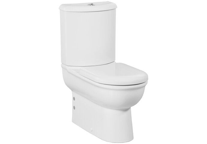 Toiletpot Staand Boss & Wessing Selin Onder En Muur Aansluiting Wit